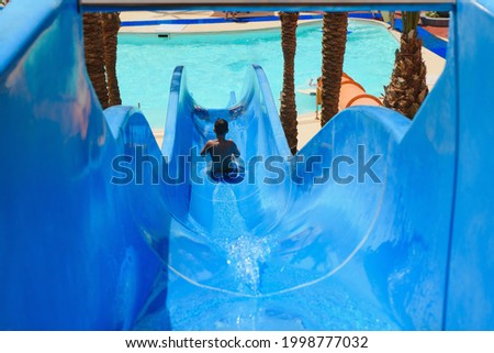 water slides at the water park