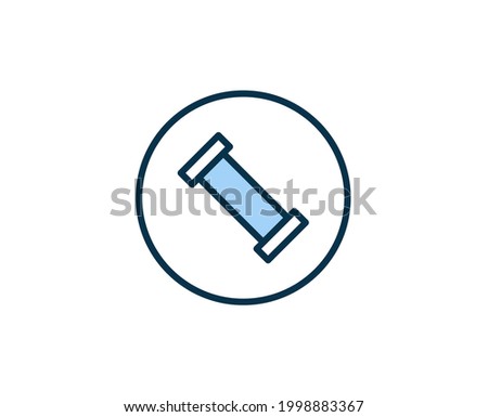 Plumbing flat icon. Single high quality outline symbol for web design or mobile app.  House thin line signs for design logo, visit card, etc. Outline pictogram EPS10