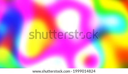 Abstract background texture blurred gradient bright rainbow spring flower. Colored summer background for banner web, mobile screen. Concept fun light neon wave pink yellow green orange red blue white 