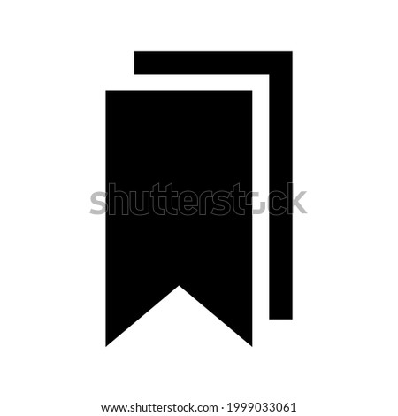 bookmark icon or logo isolated sign symbol vector illustration - high quality black style vector icons