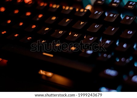 nice picture of rgb keyboard