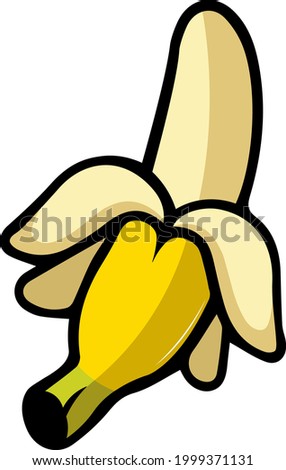 Bananas bunch vector illustration isolated on white background. Banana icon. Yellow banana icon eps. Ripe banana icon clip art.