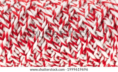Abstract white with red color rope texture background 