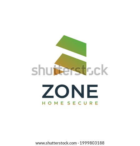 Home secure vector icon logo design.eps