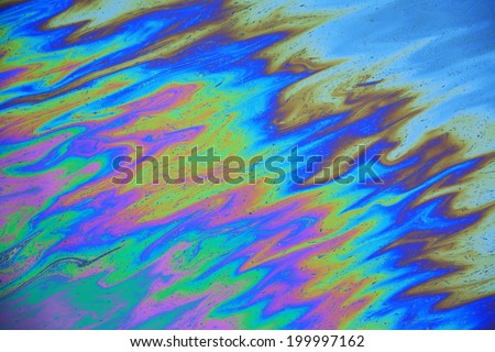 Oil spill background Royalty-Free Stock Photo #199997162