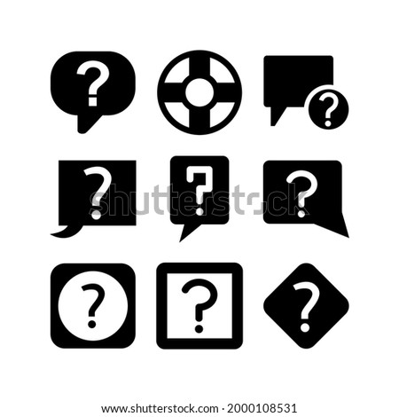 help icon or logo isolated sign symbol vector illustration - Collection of high quality black style vector icons