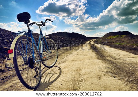 Bike on the road