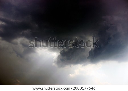 Clouds During Rainy Season, Black Rainy Clouds