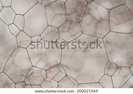 Small red micro structure  isolated over a gray background