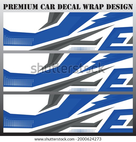 car wrap design vector abstract