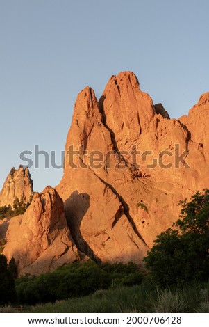 Picture from the Garden of the Gods in Colorado Springs.