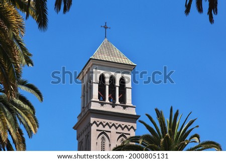 Cathedral in the center of Valparaiso, Pacific coast, Chile