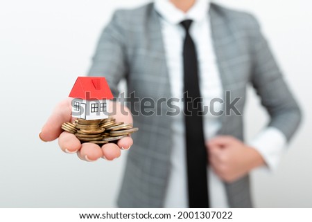 Real Estate Agent Selling New Property, Architect Giving House Building Tip, Housing Development Expenses, Giving Land Ownership, Changing Address, Prime Housing Location