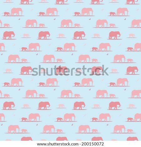 elephants wallpaper pattern