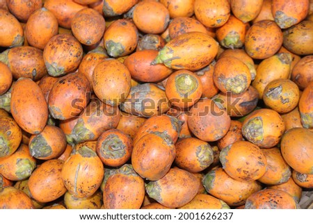 The areca nut is the seed of the areca palm. It is commonly referred to as betel nut. The areca nut is not a true nut, but rather the seed of a fruit categorized as a berry. It is commercially avail. Royalty-Free Stock Photo #2001626237