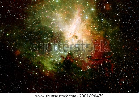 Starfield. Elements of this image furnished by NASA