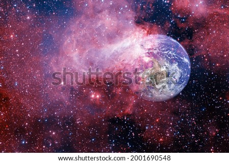 Endless universe. Elements of this image furnished by NASA.