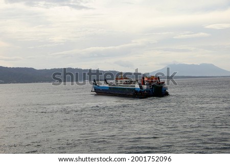 ferries as a means of transportation between islands in Indonesia