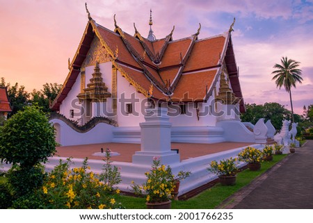 A picture of a temple located in southeast-asia in thailand.