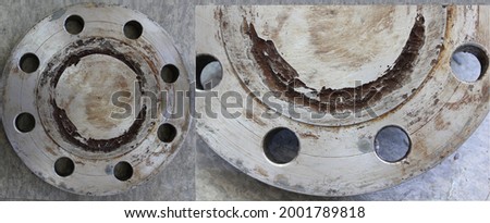 Crevice Corrosion of Stainless Steel in Seawater Desalination Royalty-Free Stock Photo #2001789818