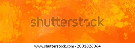 Watercolor red orange color abstract design banners. Vector illustration