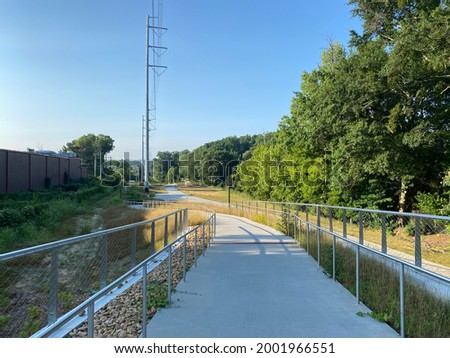 Beltline Trail in Atlanta on a summer morning