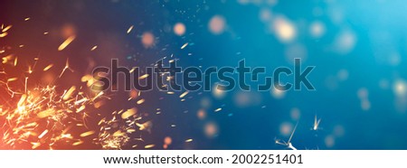 Industrial abstract for background, Backdrop, welding and manufacturing.  Royalty-Free Stock Photo #2002251401
