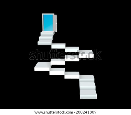 Abstract Creative concept vector icon of staircase for Web and Mobile Applications isolated on background. Vector illustration template design, Business infographic and social media.