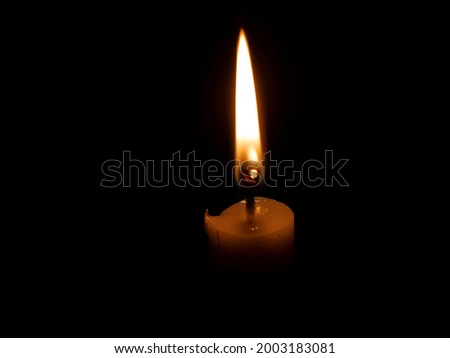 A candle in the dark.