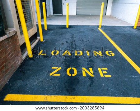 Parking Garage, Industrial Loading Zone