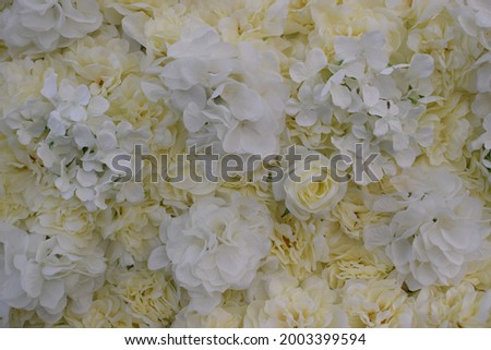 white and yellow floral roses background, design wedding, anniversary, postcard. High quality photo