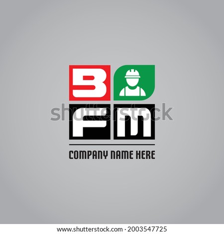 Logo for House cleaning managment by B F M vector file