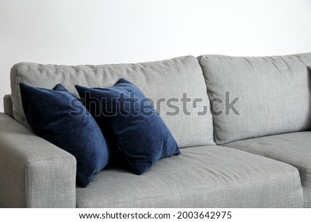 Stylish sofa in living room