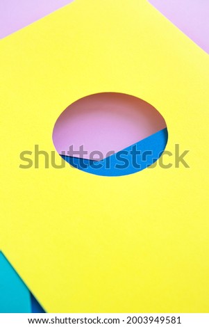 Abstract bright background. Geometric colorful paper background. Vertical background
