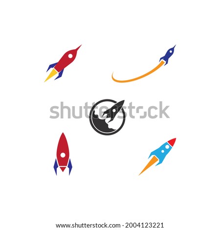 Rocket  logo vector design template