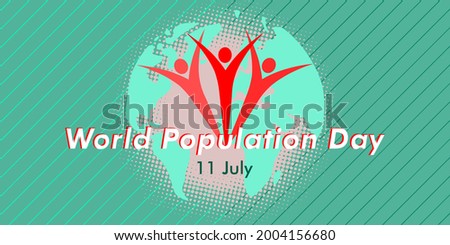World Population Day - vector illustration and design.