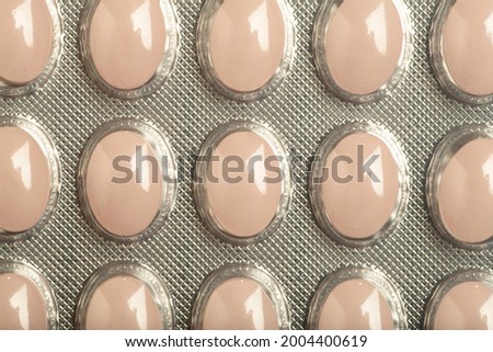 A pack of pills. Medicine, pharmacology and antibiotics drugs concept