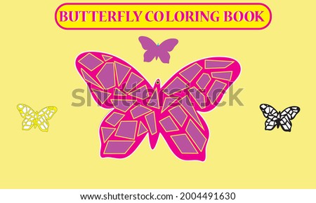 Butterfly Coloring Book Coloring Pages With Beautiful Butterfly Illustrations And Designs, Childrens Activity Book For Tracing and Coloring