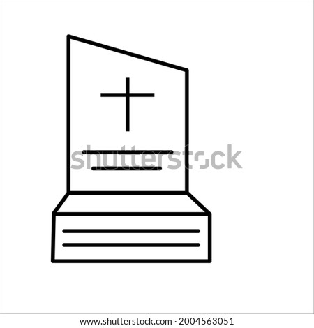 gravestone  icons symbol vector elements for infographic web