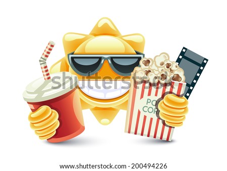 Sun 3D cinema Royalty-Free Stock Photo #200494226