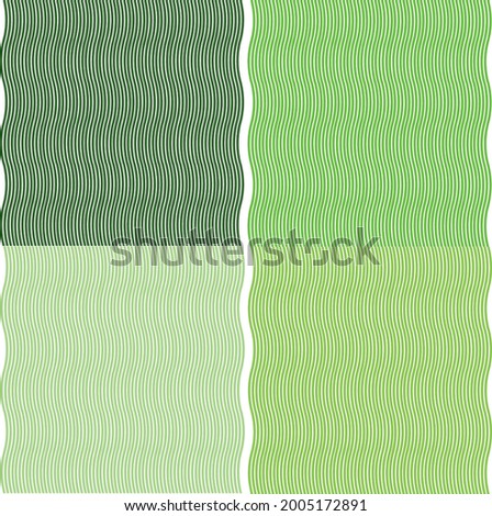 Seamless line twist green color illustration vector digital art design for pattern background and wallpaper art.