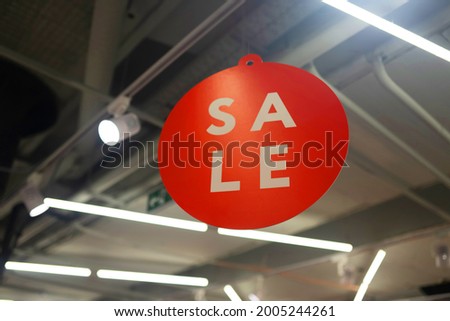 Sale signs Sale signs - shopping concept