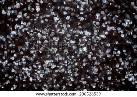 black silver glitter christmas abstract background