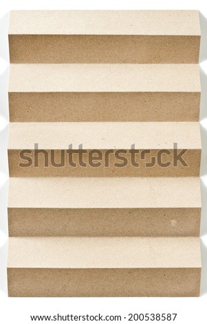 Pattern of folded recycled paper use for background.