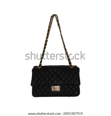 Bags black design classic isolated on a white background