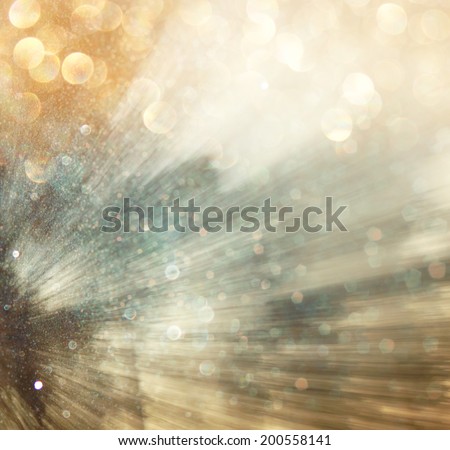 light burst among trees, blurred background with movment. abstract. 