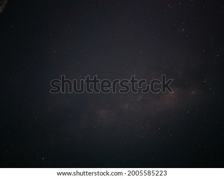 Milkyway galaxy and beautiful stars in the sky