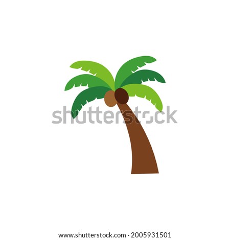palm tree and palm fruit clip art and icons