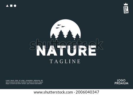 nature night monline logo for brand and company