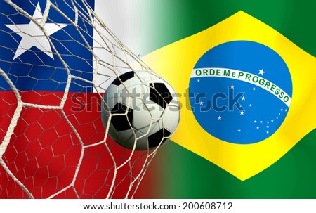 Soccer 2014 ( Football )  Brazil and Chile